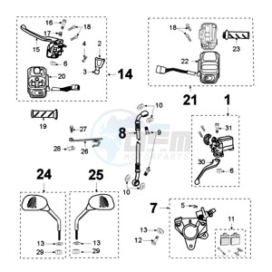 LUDIX 14 EP 2T EU drawing BRAKE SYSTEM *JUAN*