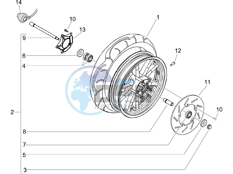 Front wheel