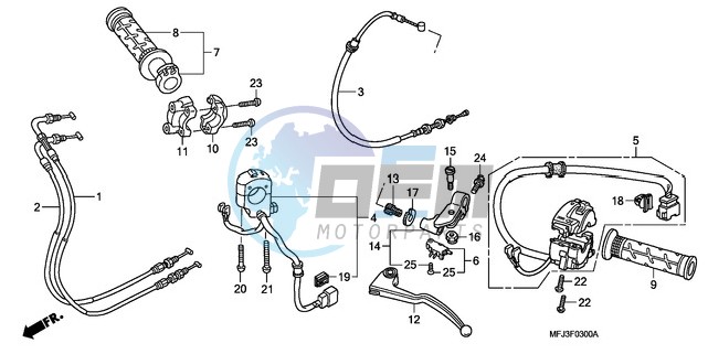 HANDLE LEVER/SWITCH/CABLE