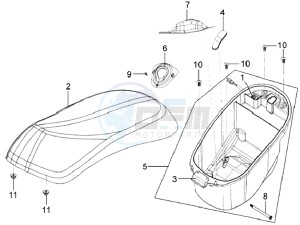 MIO 100 HU10W8-6 drawing BUDDYSEAT - HELMET BOX