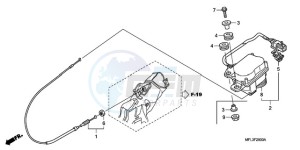 CBR1000RRA F / CMF drawing SERVO MOTOR