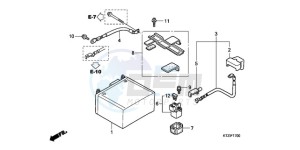 PES125R9 Europe Direct - (ED / STC 2ED) drawing BATTERY