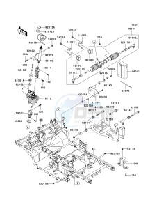 KAF 620 M [MULE 4010 4X4] (M9F) M9F drawing FRAME