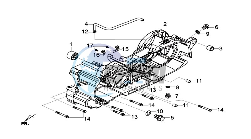 CRANKCASE LEFT