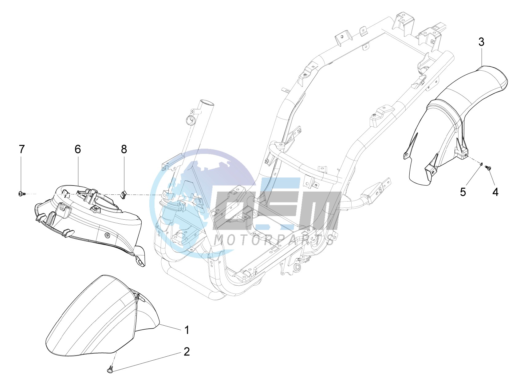 Wheel huosing - Mudguard