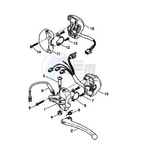 YH WHY 50 drawing HANDLE SWITCH -LEVER