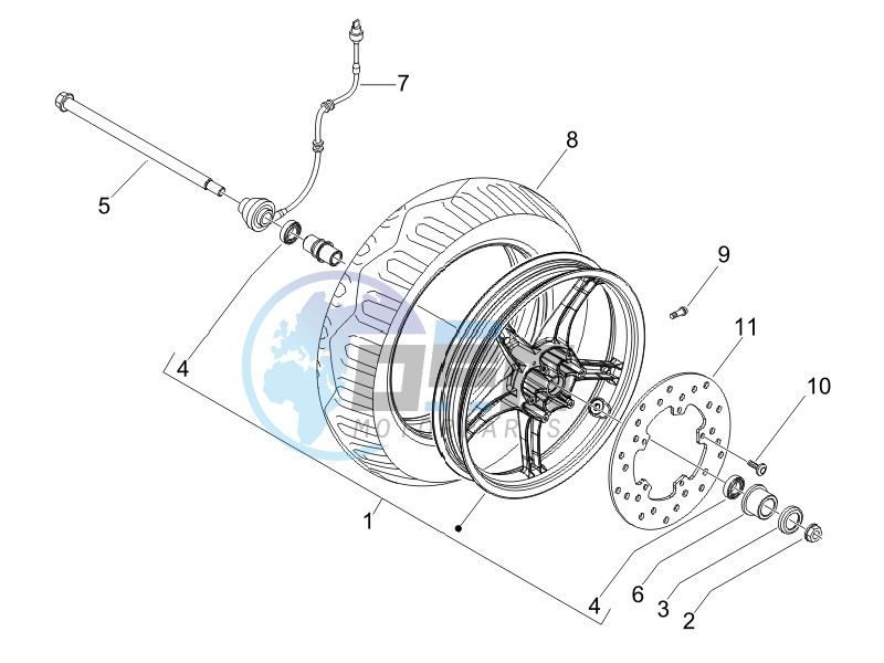 Front wheel