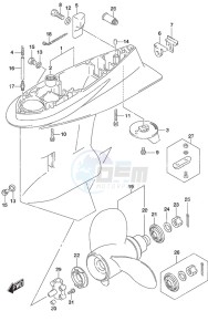 DF 60A drawing Gear Case High Thrust