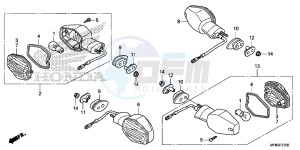 CB1000RAE CB1000R ABS E drawing WINKER