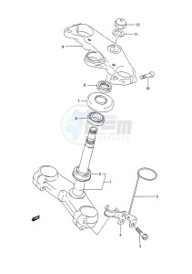 GSX-R1100 (E28) drawing STEERING STEM