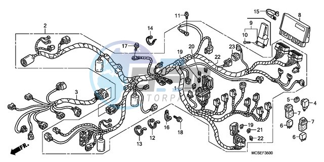 WIRE HARNESS (ST1300)