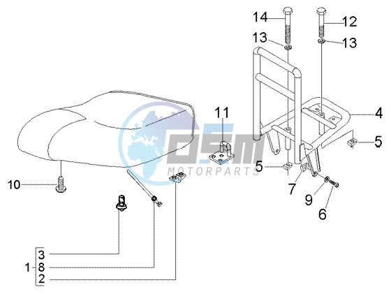 Saddle - Luggage carrier