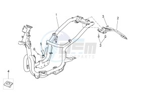 Scarabeo 125-200 ie Light drawing Frame