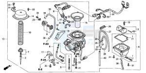 NSS250A JAZZ drawing CARBURETOR