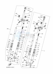 GPD125-A NMAX 125 (BV3D) drawing FRONT BRAKE CALIPER