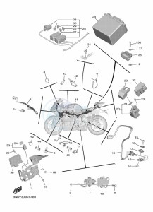 YZF600W YZF-R6 (BN6V) drawing ELECTRICAL 2