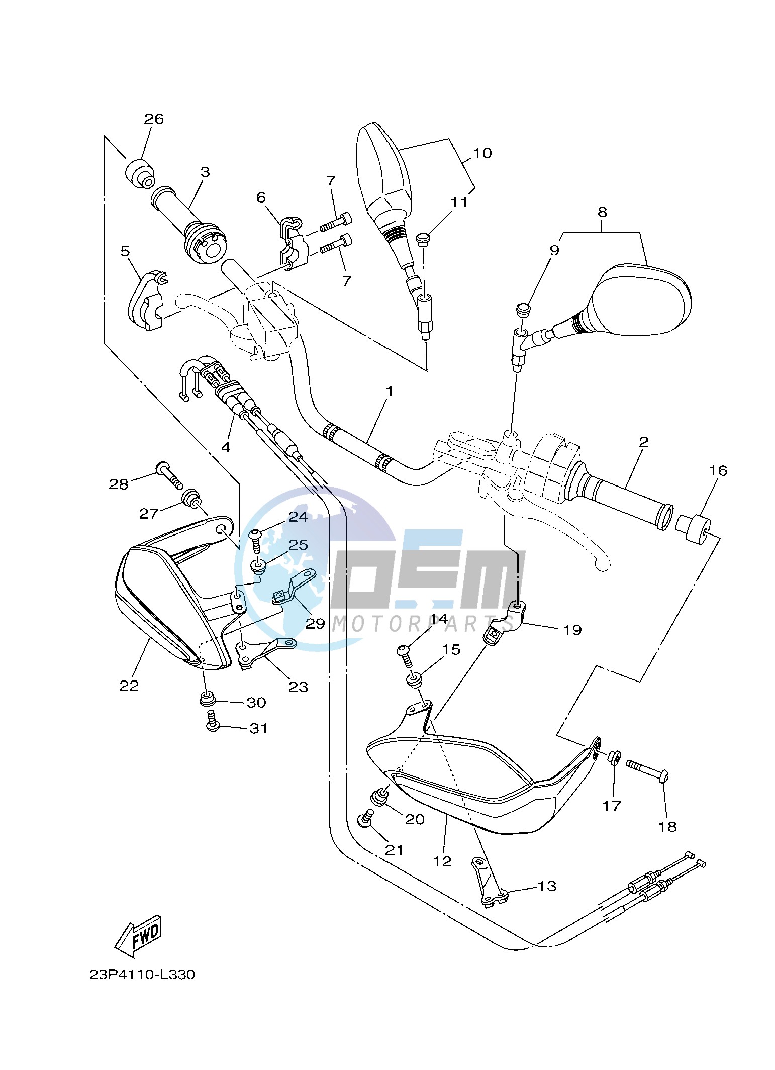 STEERING HANDLE & CABLE