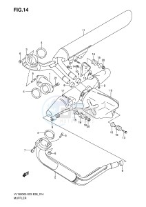 VL1500 (E3-E28) drawing MUFFLER