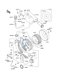 VN800 CLASSIC VN800B6F GB XX (EU ME A(FRICA) drawing Air Cleaner