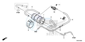 NC750XDG SH125AS UK - (E) drawing CANISTER