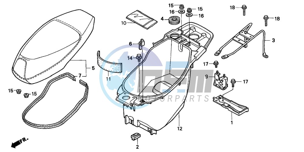 SEAT/LUGGAGE BOX