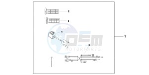 CB600F9 Spain - (SP) drawing HEATED GRIPS