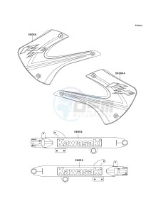 KX 100 D [KX100] (D1-D5) [KX100] drawing DECALS-- D2- -