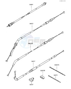 ZX 1000 A [NINJA 1000R] (A1-A2) [NINJA 1000R] drawing CABLES