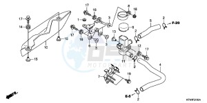 SH300B drawing AIR INJECTION VALVE