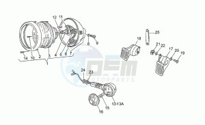 Nevada 750 drawing Headlight-horn