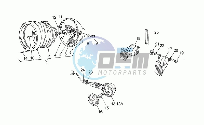 Headlight-horn