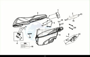 JET4 RX 125 (XE12W4-EU) (E5) (M1) drawing SEAT - REAR GRIP