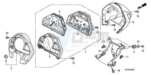 CB600FA UK - (E / MKH) drawing METER