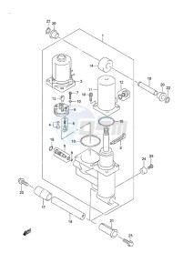 DF 50A drawing Trim Cylinder High Thrust