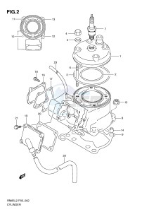 RM85 (P03) drawing CYLINDER