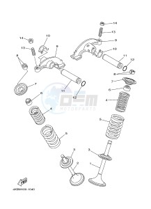 YFM350FWA YFM350DE GRIZZLY 350 4WD (1NSD 1NSE 1NSF) drawing VALVE