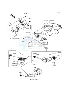 1400GTR ABS ZG1400EFF FR GB XX (EU ME A(FRICA) drawing Turn Signals