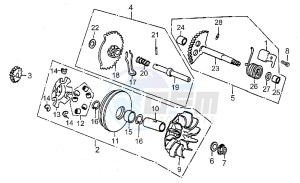 Quasar 180 drawing Primary transmission