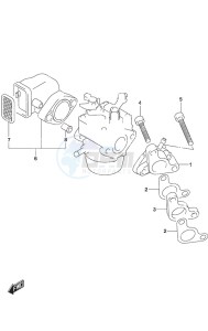 DF 2.5 drawing Intake Pipe/Silencer