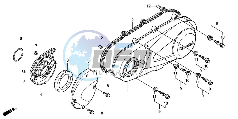 LEFT CRANKCASE COVER