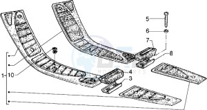 Hexagon 180 GTX drawing Rubber mats