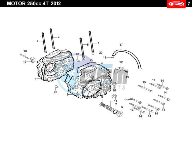 COMPLETE ENGINE CASTER