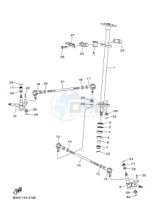 YFZ50 (BW43) drawing STEERING