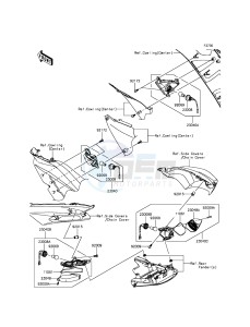 ZZR1400 ABS ZX1400FFFA FR GB XX (EU ME A(FRICA) drawing Turn Signals