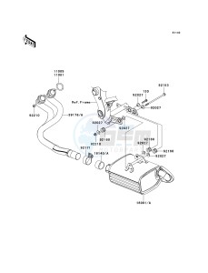 EX 650 A [NINJA 650R] (A6F-A8F) A8F drawing MUFFLER-- S- -