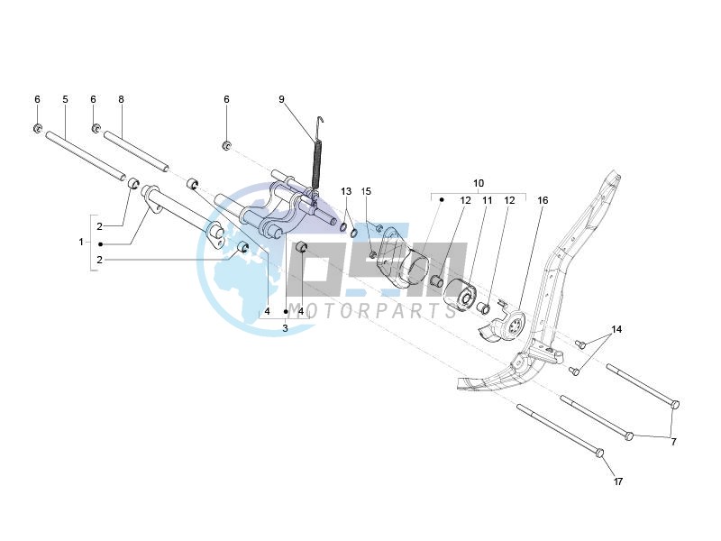 Swinging arm