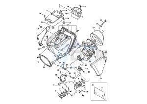 WR F 400 drawing INTAKE