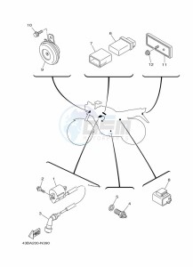 YBR125EGS (43BK) drawing ELECTRICAL 2