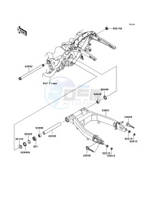 VN1700 CLASSIC TOURER VN1700C9F GB XX (EU ME A(FRICA) drawing Swingarm