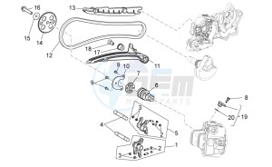 NA 850 Mana GT (AU, CN, EU, GB, IN, JP, K, USA) drawing Front cylinder timing system